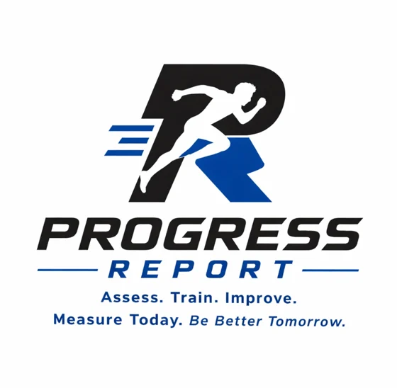 Progress Report logo: Assess. Train. Improve.